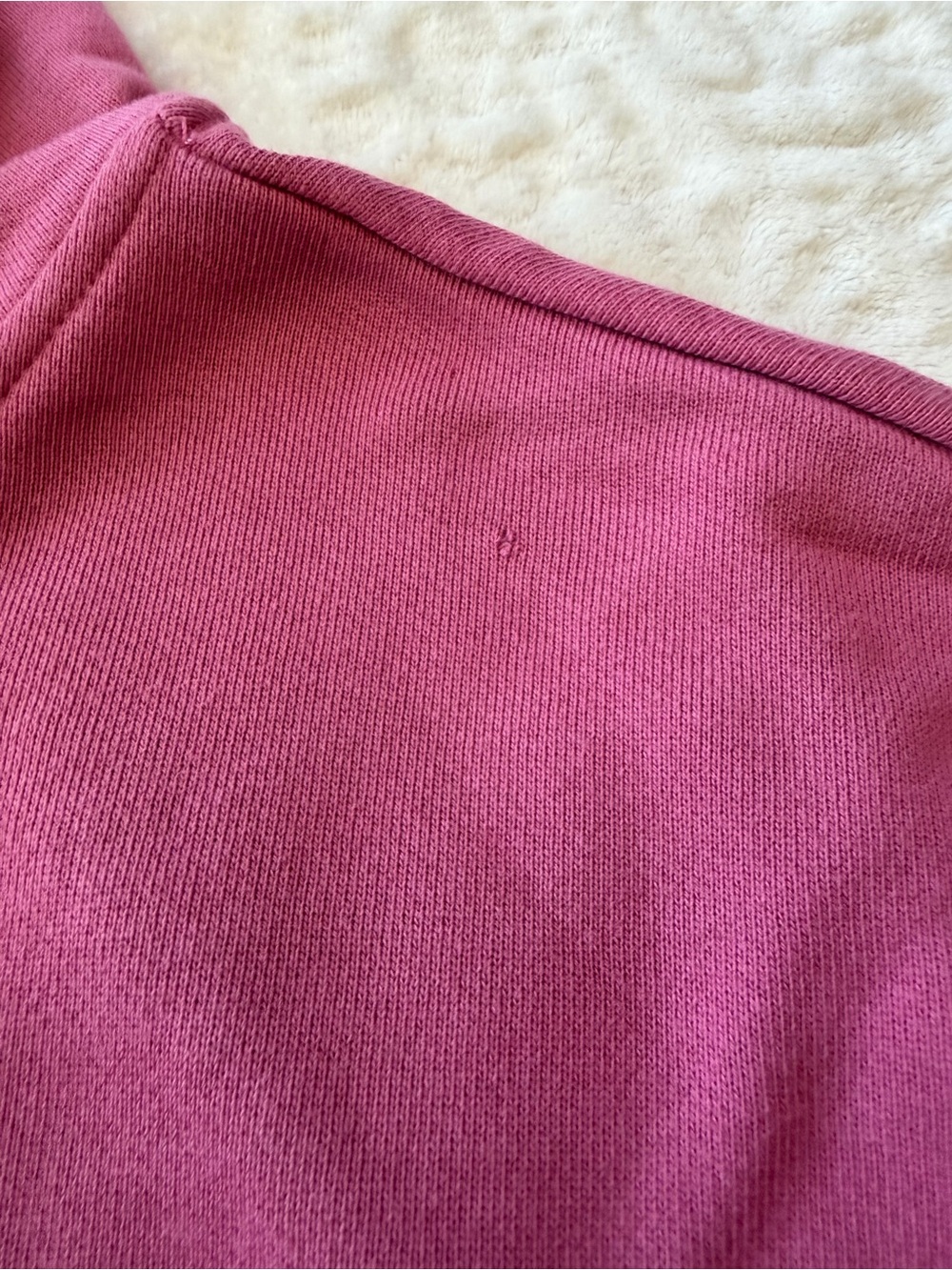 Women's TENCEL™ Fiber Series Loose Fit Graphic Hooded Sweatshirt Pink XL - Picture 6 of 12